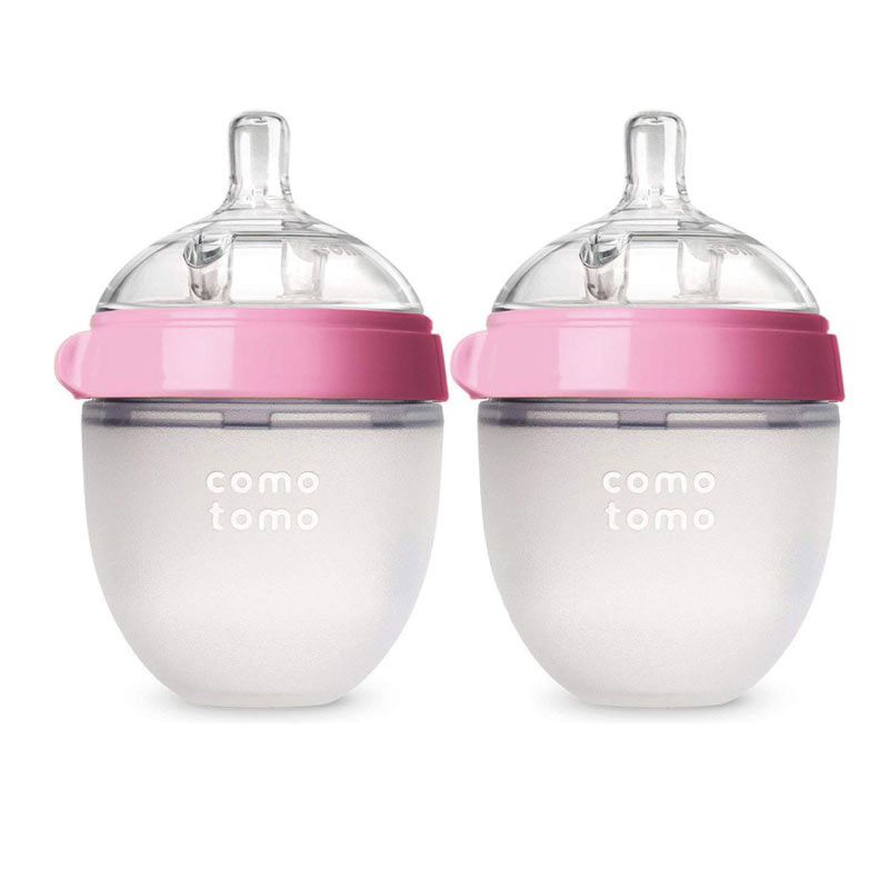 Comotomo-Natural-Feel-Baby-Bottle-Double-Pack-150-ML-Pink-1