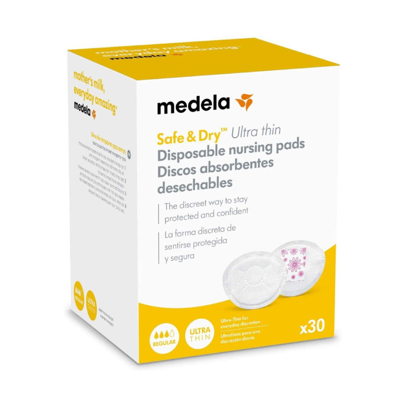 Medela-Safe-&-Dry-Ultra-Thin-Disposable-Absorbent-Nursing-Pads-30-Units