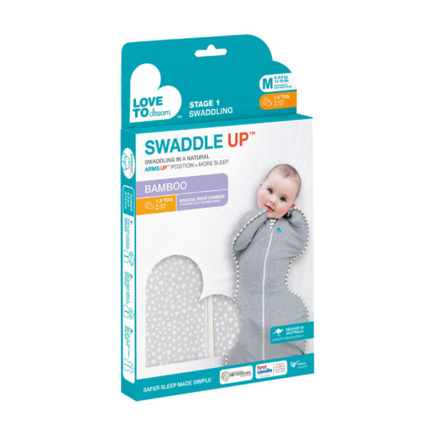 Love to Dream Swaddle UP Bamboo Original Grey Dot