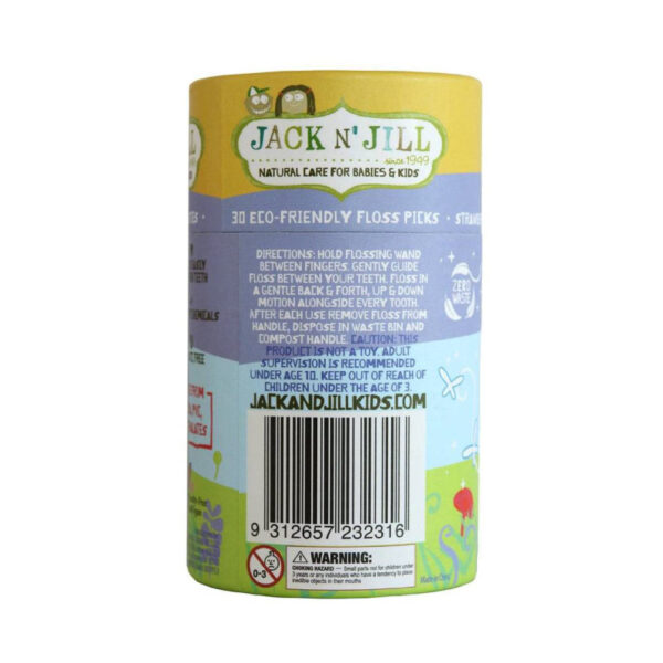 Jack N' Jill Biodegradable Floss Picks 30 Pack