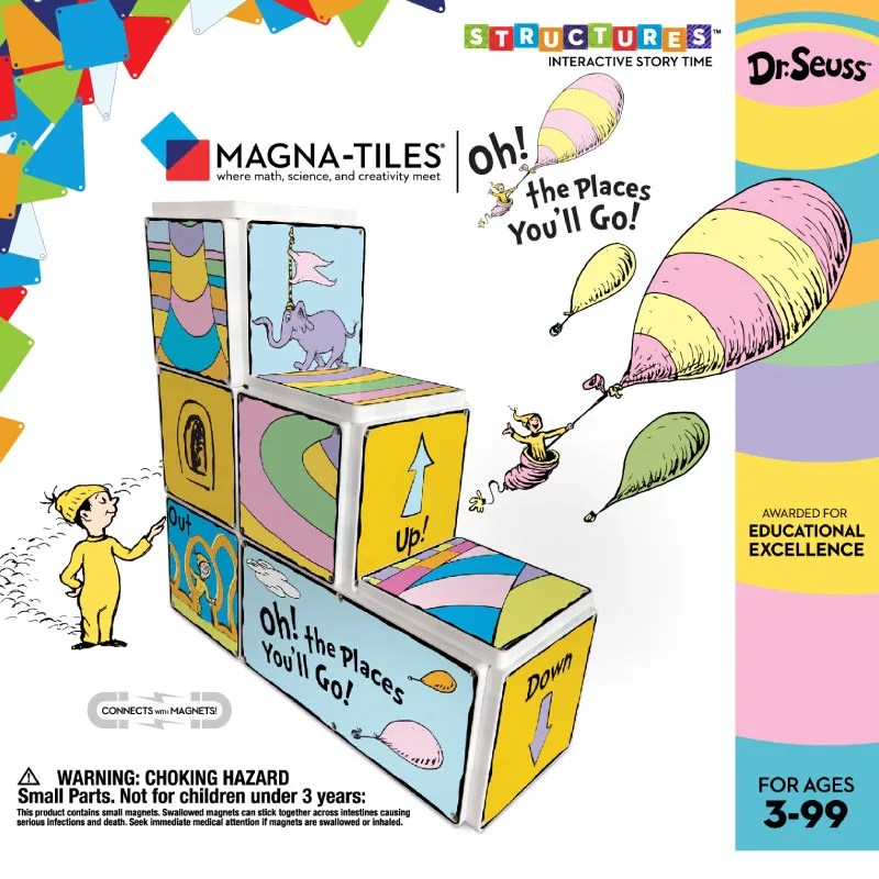 Magna Tiles Dr. Seuss Oh, the Places You’ll Go! Structure Set