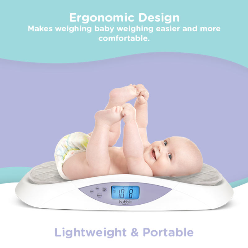 Hubble-Grow-Smart-Baby-Scale-with-Bluetooth-for-Newborn-Babies-&-Infants-White-2