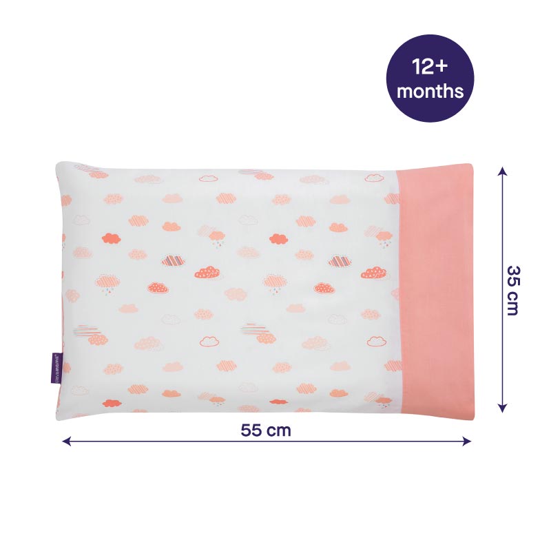Clevamama ClevaFoam Toddler Pillow Case Coral Paper Planes Baby & Child