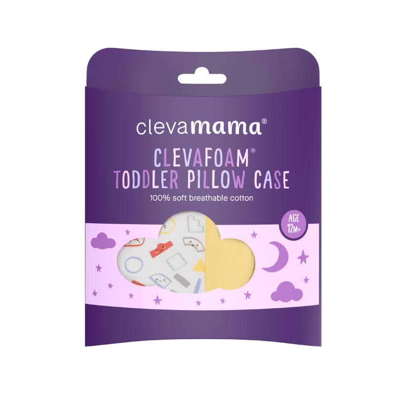ClevaFoam-Toddler-Pillow-Case---Grey-Yellow-1