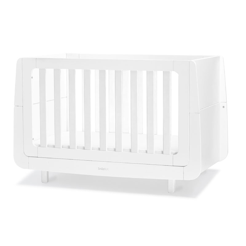 SnuzKot-Mode-Convertible-Nursery-Cot-Bed-with-3-Mattress--White-1