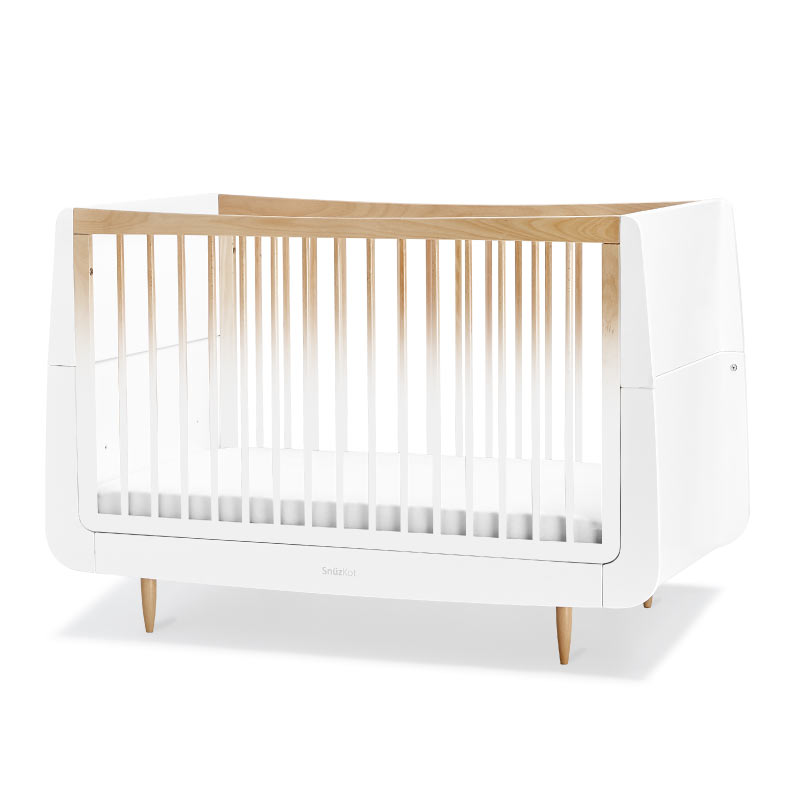 SnuzKot Skandi Convertible Nursery Cot Bed Ombre 8
