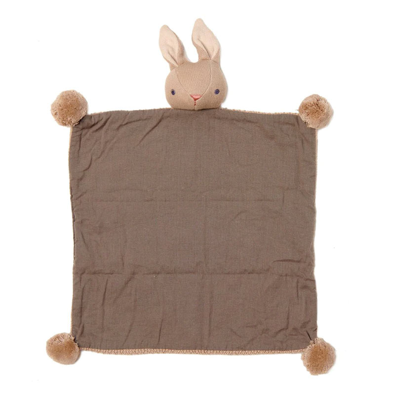 ThreadBear-Design-Baby-Threads-Taupe-Bunny-Comforter