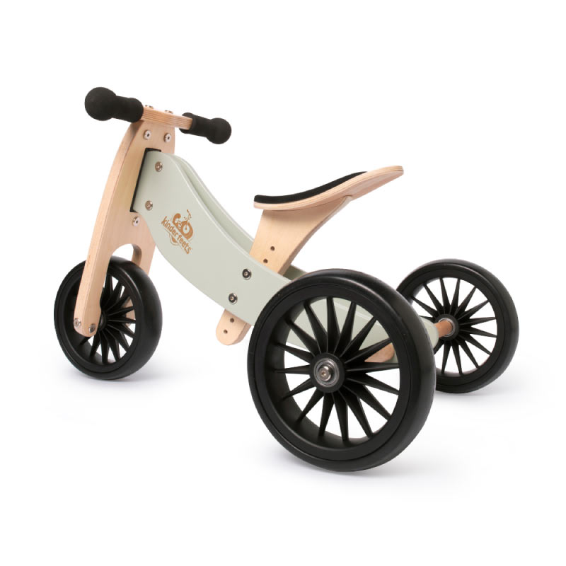 Kinderfeets-2-in-1-Tiny-Tot-PLUS-Tricycle-&-Balance-Bike-Silver-Sage