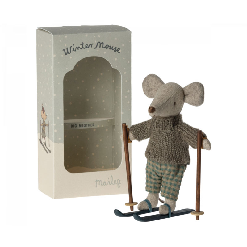 Maileg-Winter-mouse-with-ski-set-Big-brother-2