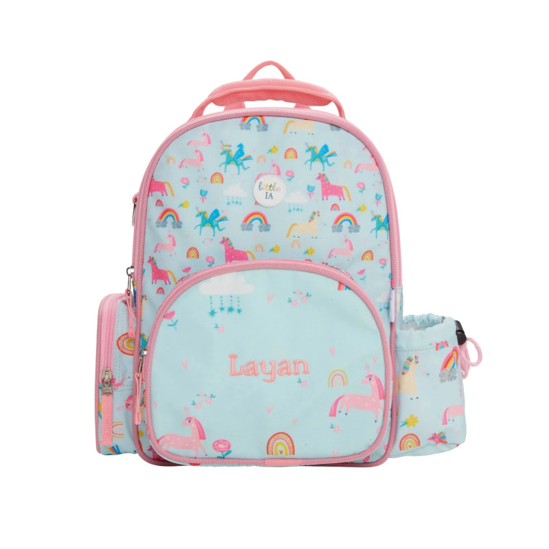 Little-IA-Unicorn-Printed-Backpack