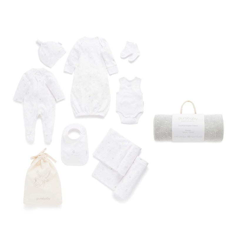 Purebaby-Essential-Hospital-Bag-Small-and-Blanket-Bundle