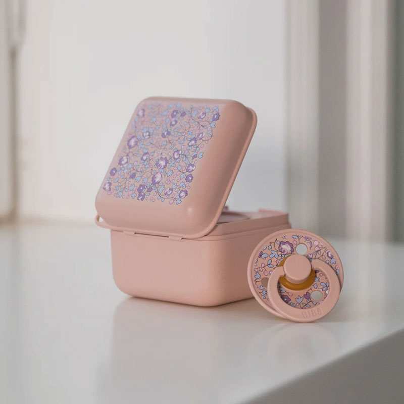 Bibs x Liberty Pacifier Box Eloise Blush Paper Planes Baby & Child