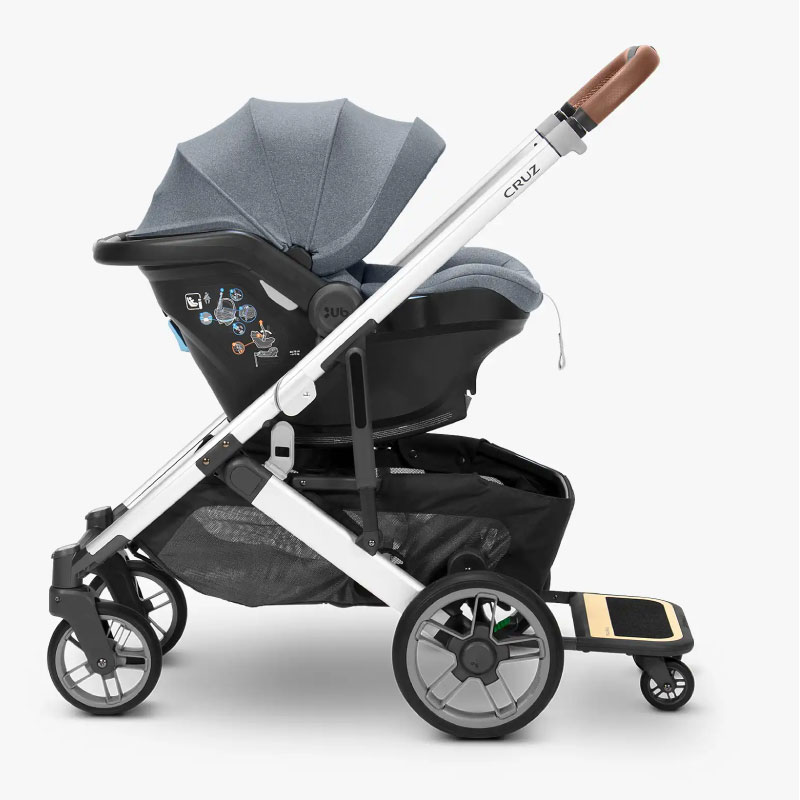 UPPAbaby PiggyBack for Cruz V2 Paper Planes Baby Child